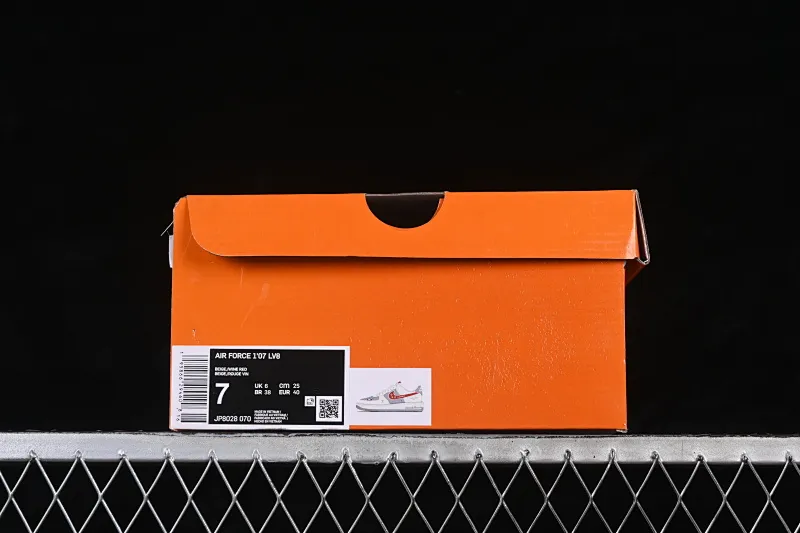 All categories Nk Air Force 1 Air Force series Nk Air Force 1 Low Air Force low-top Nike Air Force 1'07 Low joint beige gray red stitching Air Force 1 low-top casual sneakers JP8028-070